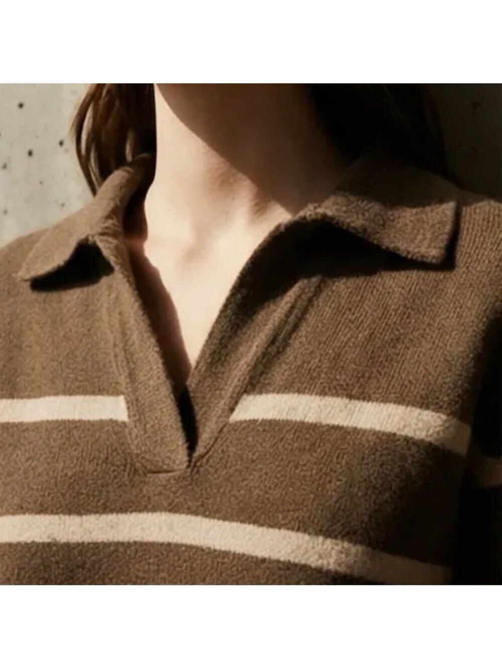 Graham Striped Poli Pullover V-Neck Sweater New - Picture 5 of 6